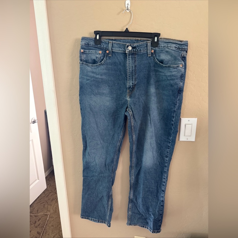 Levi's Men's Straight Leg Blue Jeans 38x30